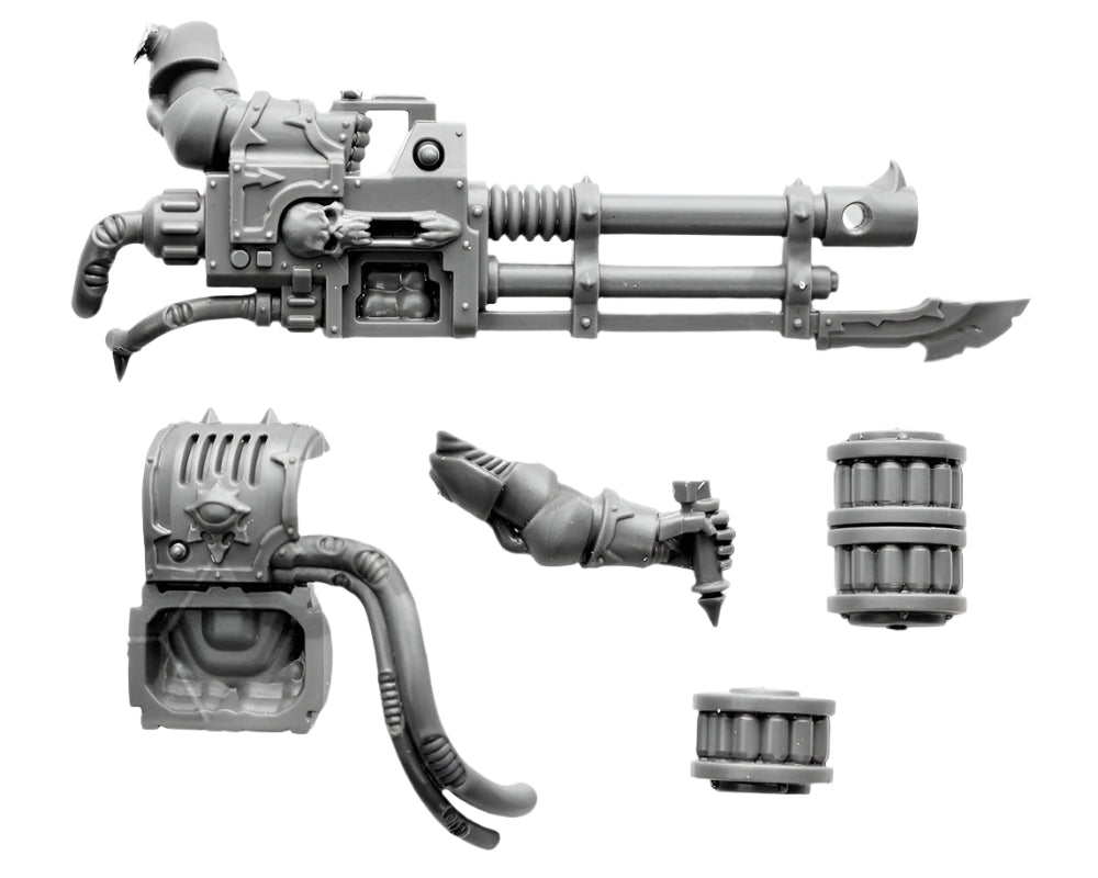 Chaos Space Marine Havocs Reaper Autocannon (5)