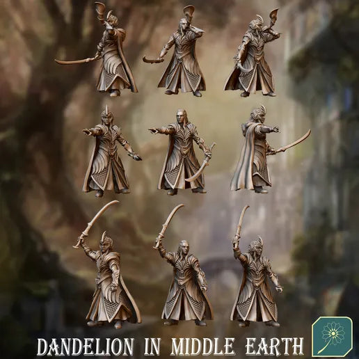 Golden Wood Elf Command Squad