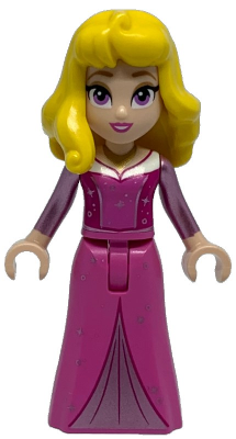 Aurora - Dark Pink Dress - Minifig dis153