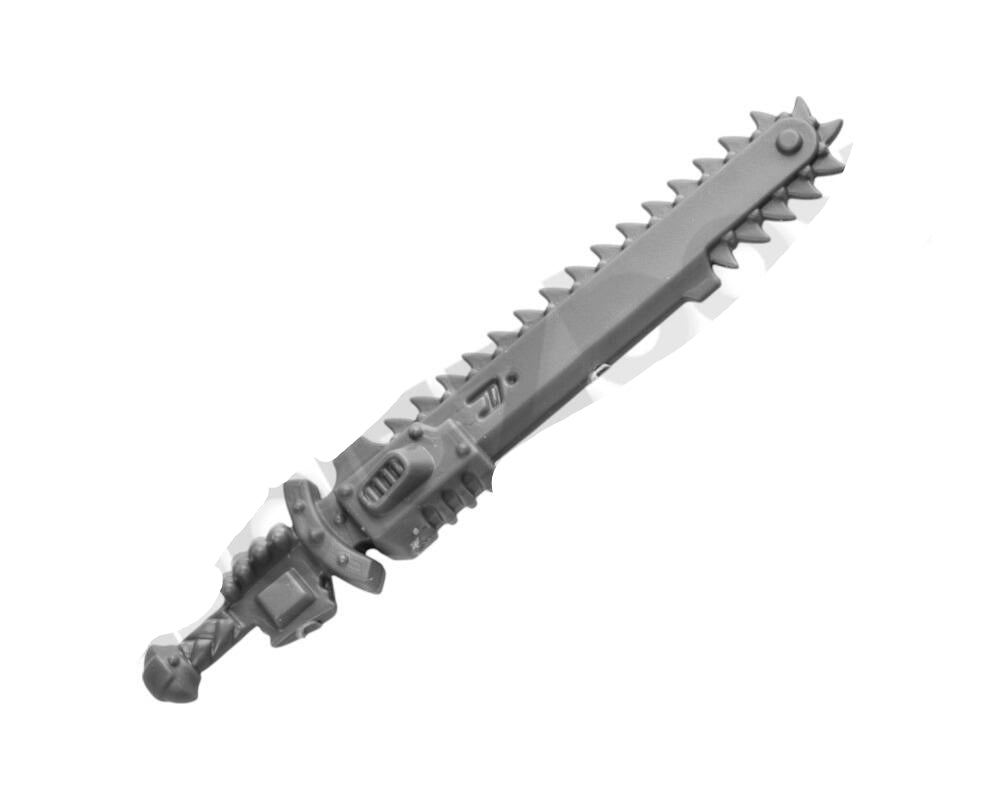 Space Wolves Blood Claws Pack Leader Chainsword