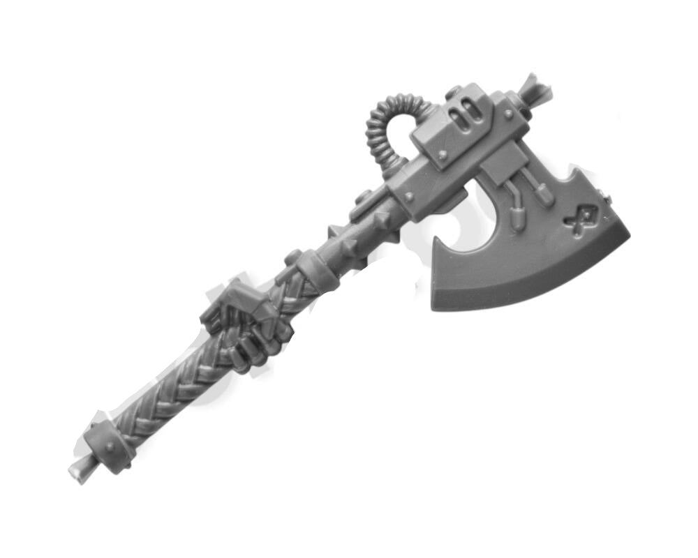 Space Wolves Blood Claws Pack Leader Power Axe