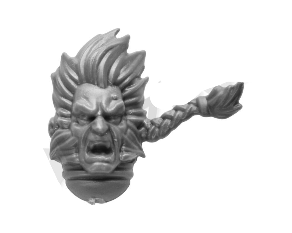 Space Wolves Blood Claws Pack Leader Bare Head A