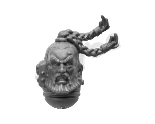 Space Wolves Wolf Guard Headtakers Bare Head D