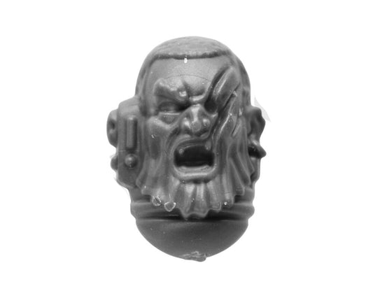Space Wolves Wolf Guard Headtakers Bare Head F