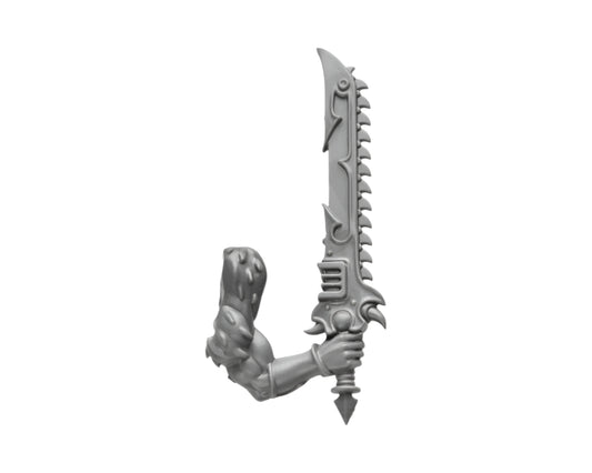 Thousand Sons Tzaangors Chainsword A