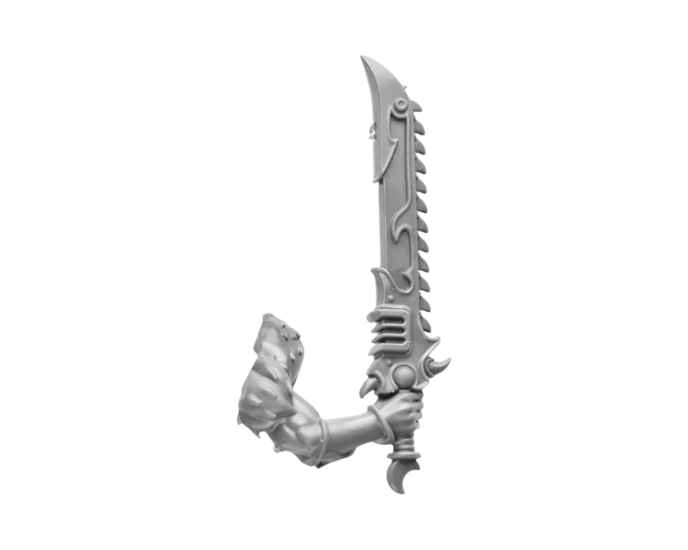 Thousand Sons Tzaangors Chainsword B