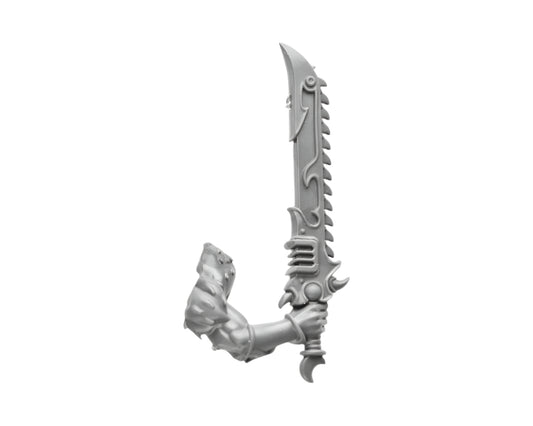 Thousand Sons Tzaangors Chainsword B