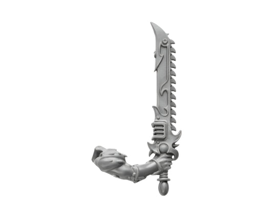 Thousand Sons Tzaangors Chainsword D