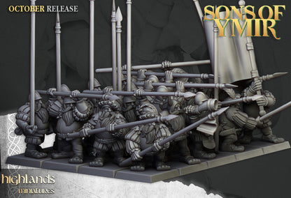 Dwarf Pikemen Unit