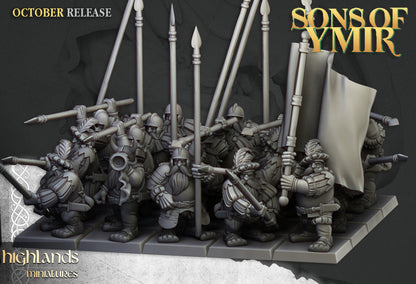 Dwarf Pikemen Unit