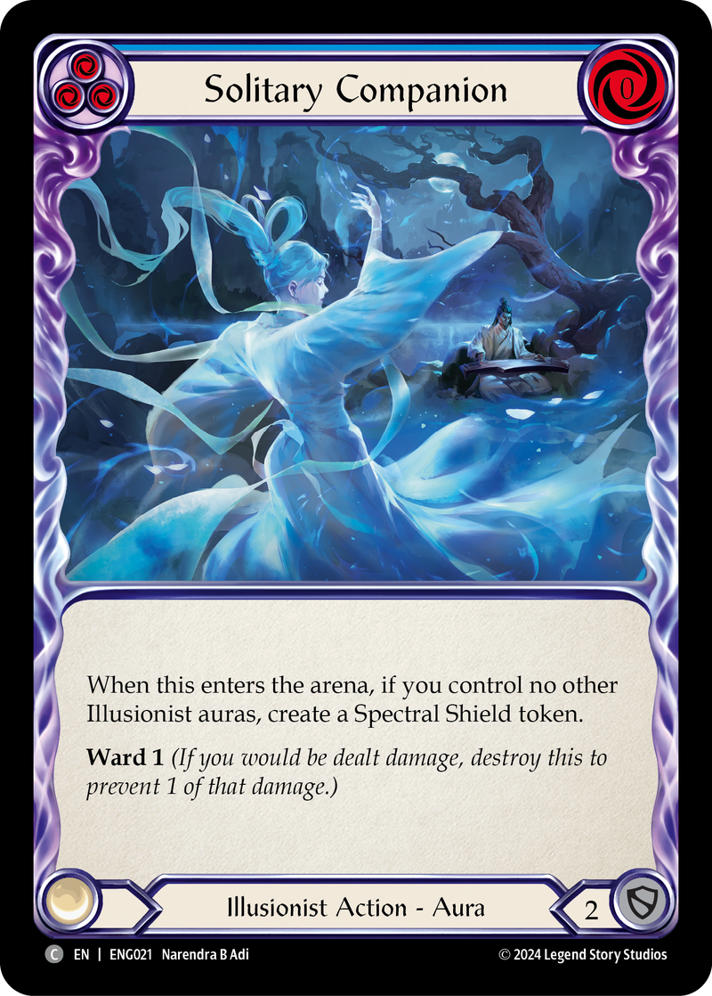 Solitary Companion [ENG021] (Part the Mistveil Enigma Blitz Deck)