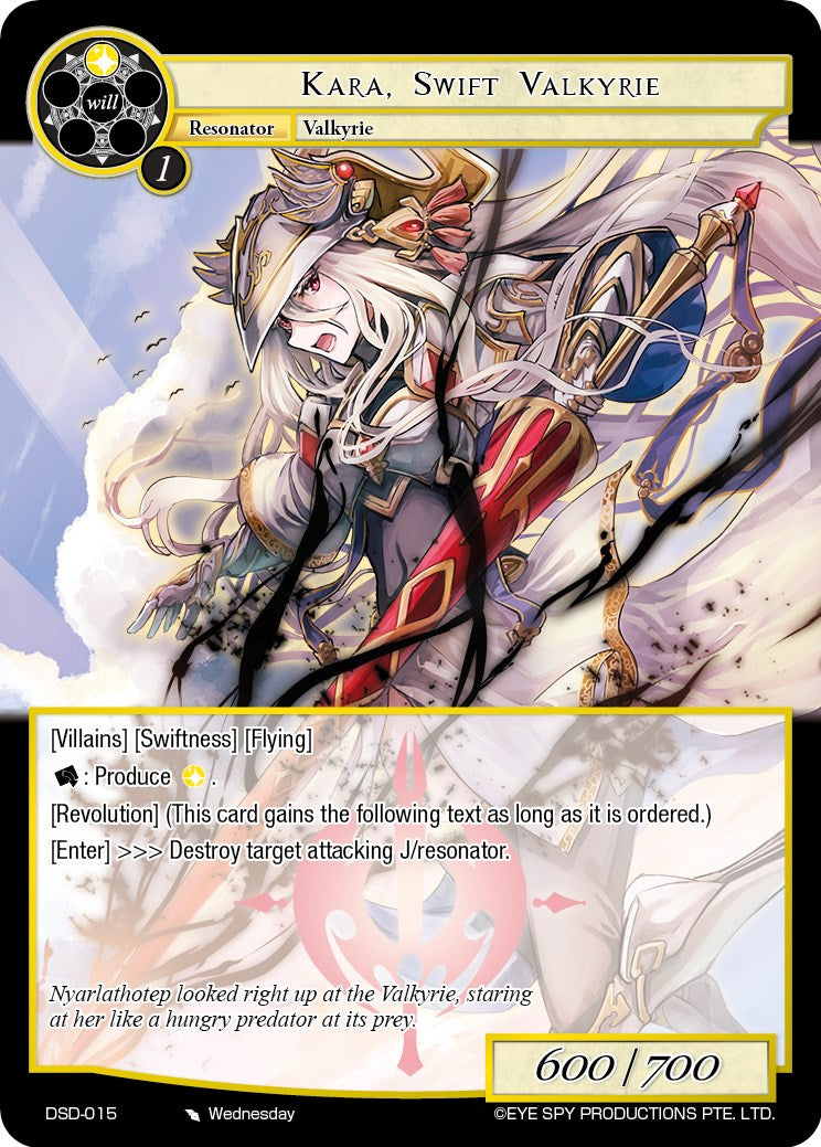 Kara, Swift Valkyrie (DSD-015) [Starter Deck: Villains]