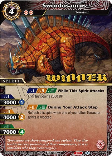 Swordosaurus (Winner) (PR-003) [Battle Spirits Saga Promo Cards]