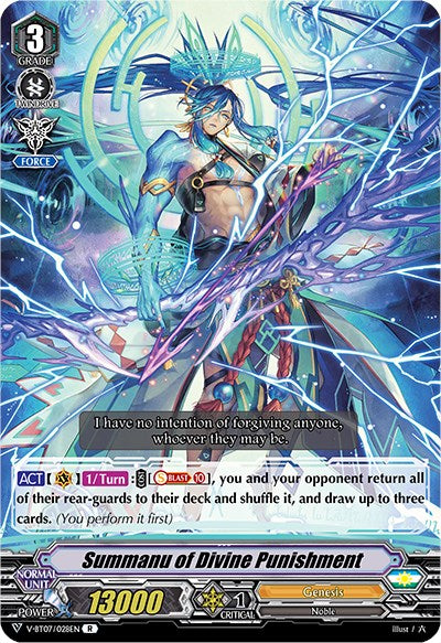 Summanu of Divine Punishment (V-BT07/028EN) [Infinideity Cradle]