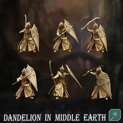 Golden Wood Elf Footmen (Shieldmen)