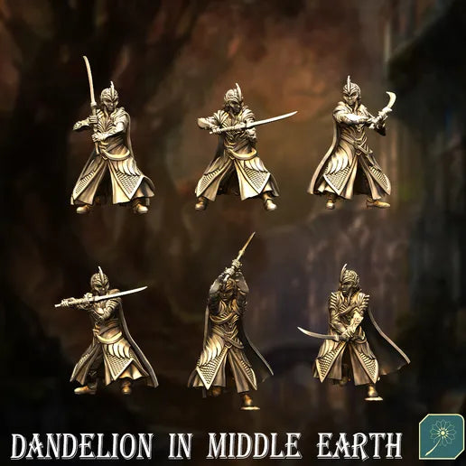 Golden Wood Elf Footmen (Two-Handed Glaivemen)