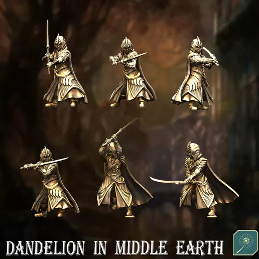 Golden Wood Elf Footmen (Two-Handed Glaivemen)