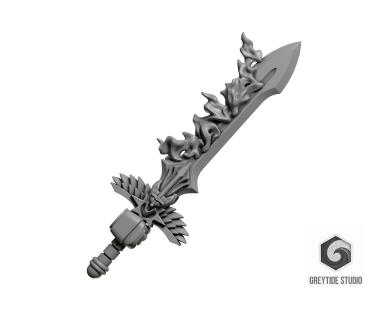 GreyTide Studios Eternal Pilgrims Burning Sword 1