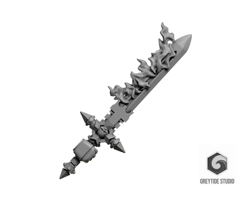 GreyTide Studios Eternal Pilgrims Burning Sword 2