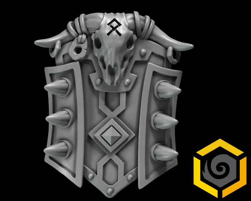 Greytide Studios Primal Hounds Shield C