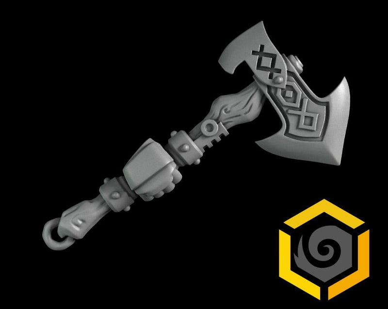 Greytide Studios Primal Hounds Axe 4