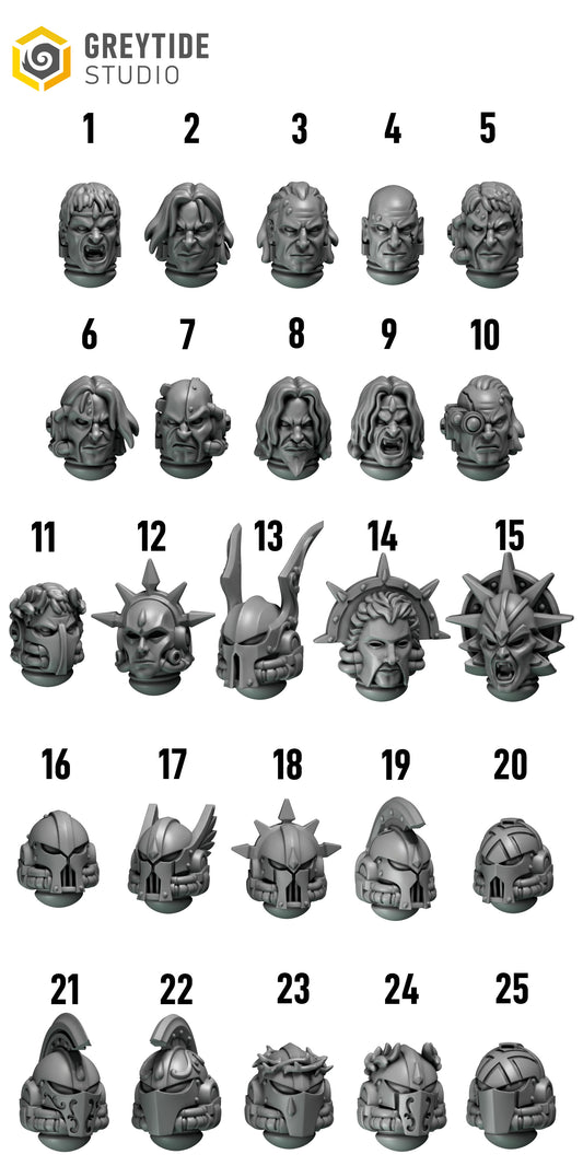 Crimson Lords Heads