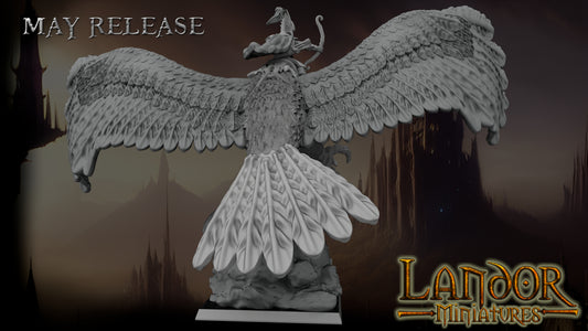 Elven Hero on Giant Eagle