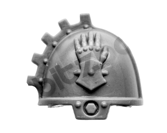 Iron hands Primaris Upgrades Shoulder Pad D