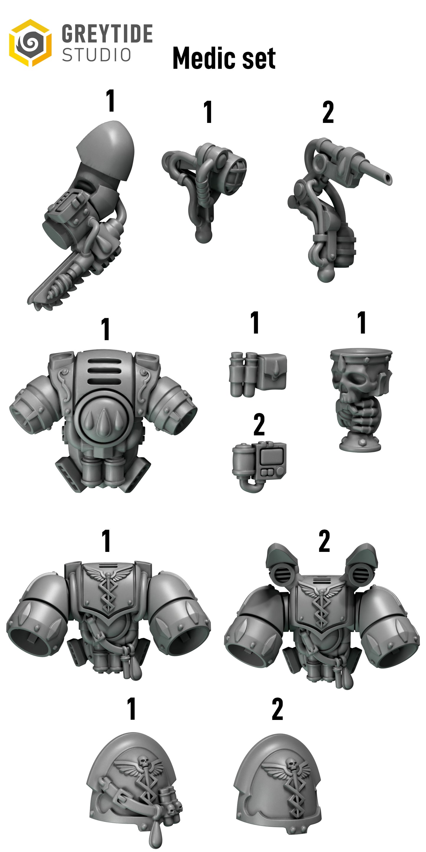 Crimson Lords Medic Set