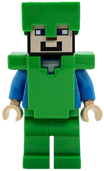 Steve with Emerald Armour -  Minifig min140