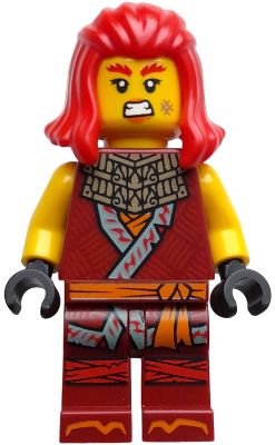 Wyldfyre - Dark Red Tunic - Minifig njo923