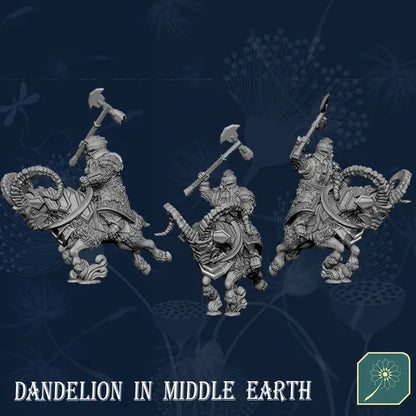 Dwarven Mountain Ram Calvary of Metal Mountain