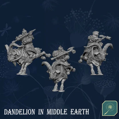 Dwarven Mountain Ram Calvary of Metal Mountain