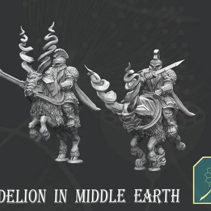 Dwarven Mountain Ram Calvary of Metal Mountain
