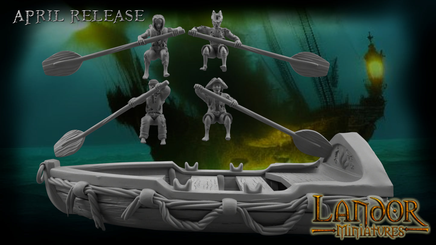 Pirate Rowboat
