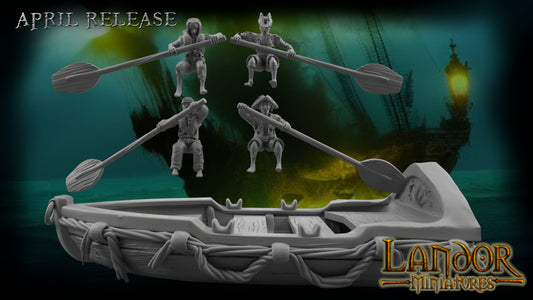 Pirate Rowboat
