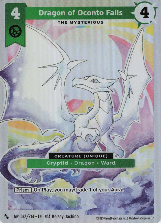 Dragon of Oconto Falls - The Mysterious - MZ1 072/214 - Base Set