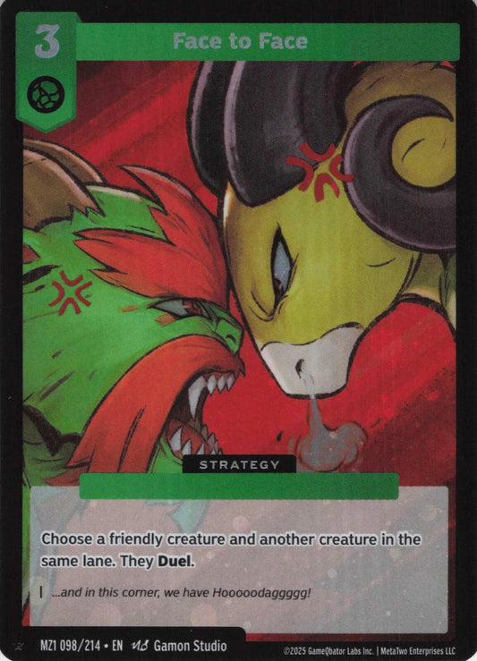 Face to Face - MZ1 098/214 - Base Set