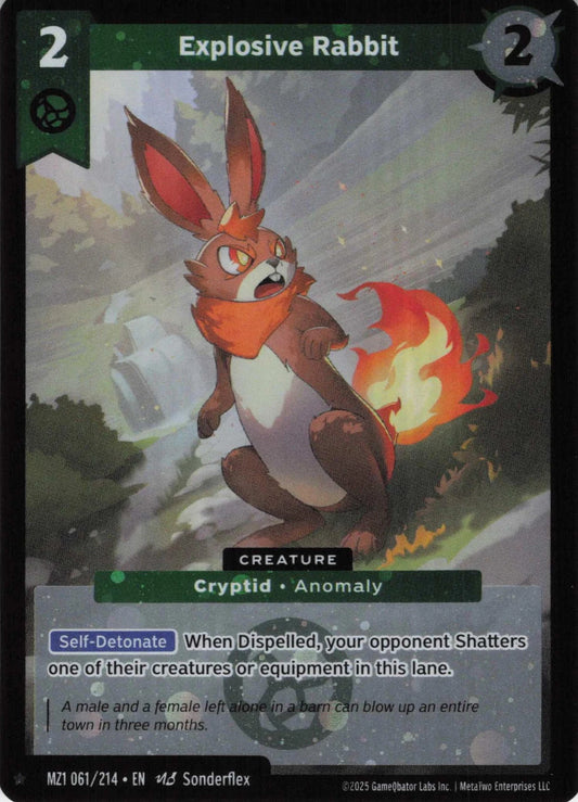 Explosive Rabbit - MZ1 061/214 - Base Set