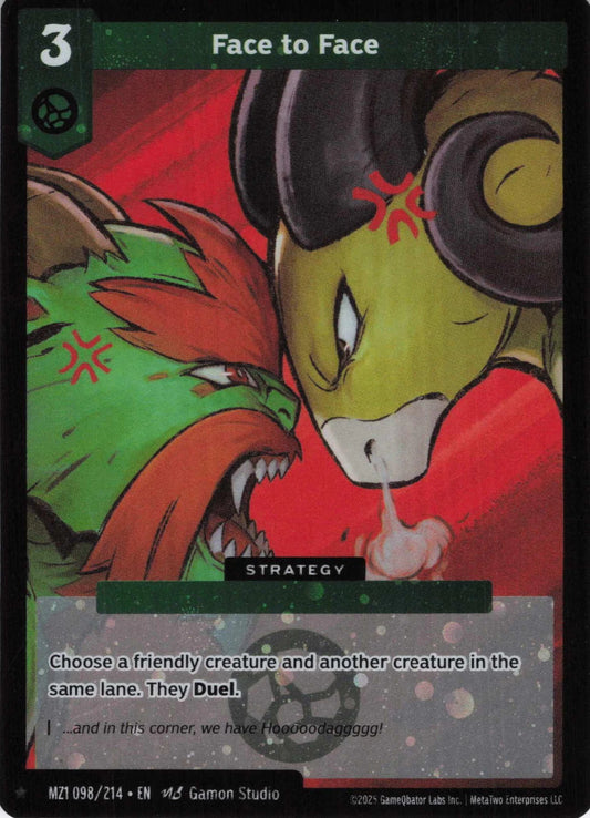 Face to Face - MZ1 098/214 - Base Set