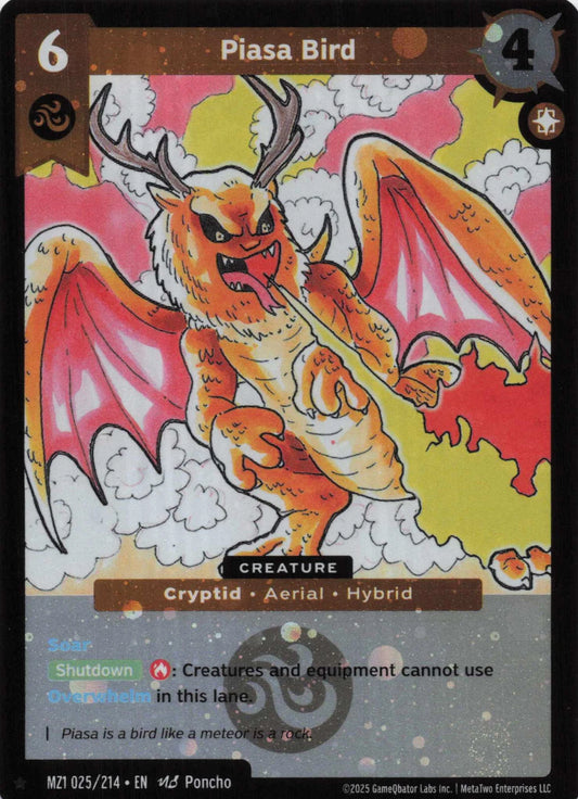 Piasa Bird - MZ1 025/214 - Base Set