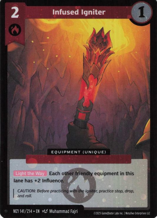 Infused Igniter - MZ1 141/214 - Base Set