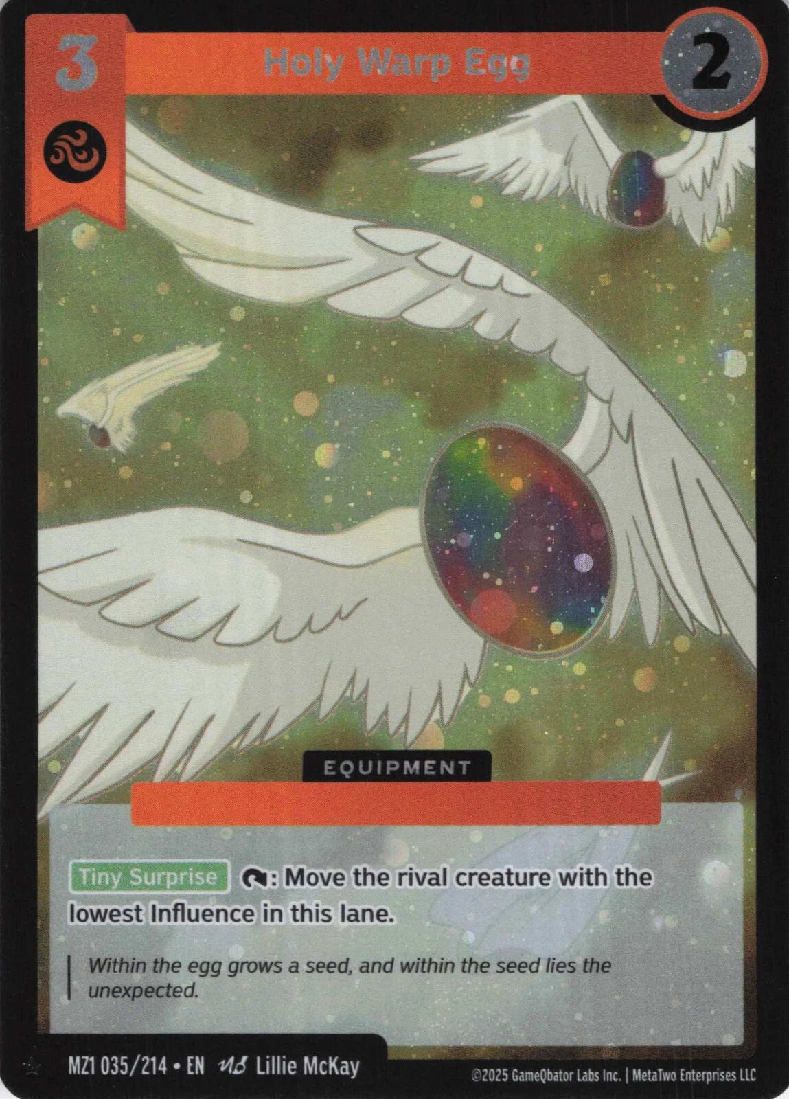 Holy Warp Egg - MZ1 035/214 - Base Set