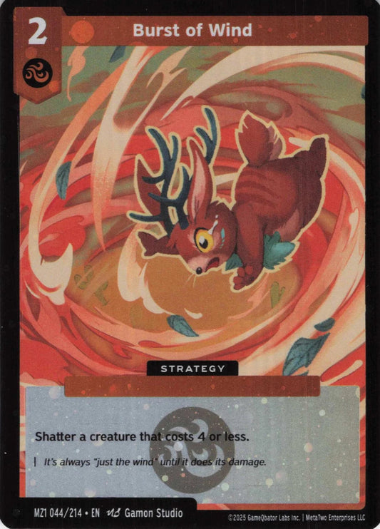 Burst of Wind - MZ1 044/214 - Base Set