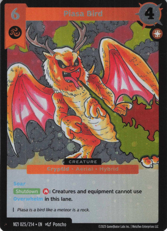 Piasa Bird - MZ1 025/214 - Base Set