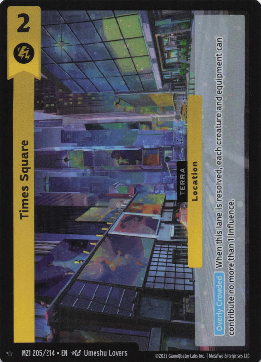 Times Square - MZ1 205/214 - Base Set