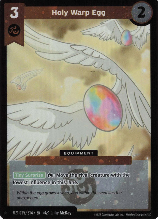 Holy Warp Egg - MZ1 035/214 - Base Set