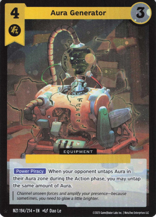 Aura Generator - MZ1 194/214 - Base Set