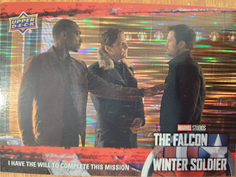 Marvel Falcon And Winter Soldier - Falcon Red - I have the WIll -