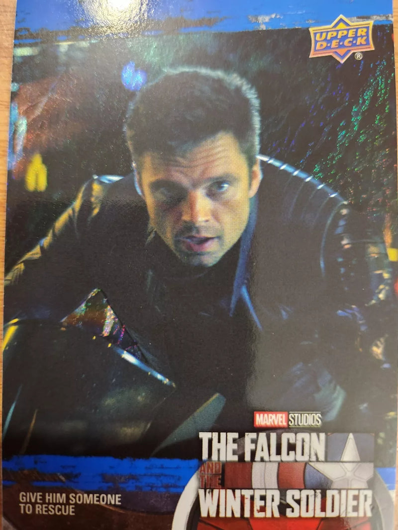 Marvel Falcon And Winter Soldier - Winter Blue - Give him Someone to Rescue -